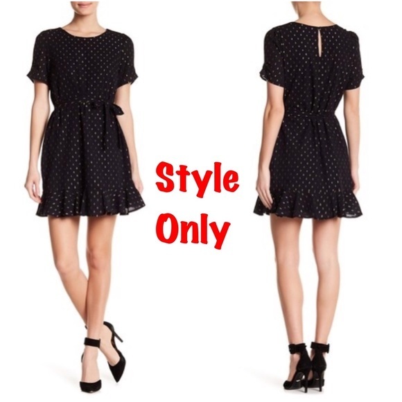 Collective Concepts Floral Scoop Neck S/S Dress M - Picture 8 of 8